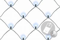 Plasă luminoasă cu LED-uri de Crăciun - 2 x 2 m, 160 LED-uri