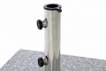 Bază de umbrelă pătrată din granit - 25 kg