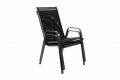 Set de grădină 2 x scaune stivuibile de balcon