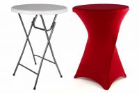 Masă pliabilă BISTRO incl. husa elastic 80 x 80 x 110 cm