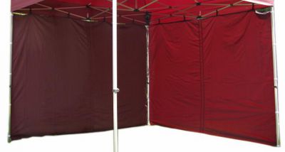 Set de 2 pereți laterali pentru cort PROFI 3 x 3 m - burgund
