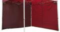 Set de 2 pereți laterali pentru cort PROFI 3 x 3 m - burgund
