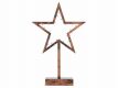 Decorațiune de Crăciun - stea de bronz pe suport, 38 cm, 20