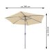 Umbrela pliabila 2,9 m - bej