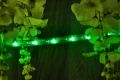 Cablu luminos LED - 240 becuri, 10 m, verde