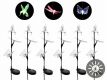 Set de iluminat LED colorat solar, 6 buc