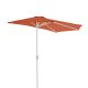 Umbrelă de grădină semicirculară - teracotă - 2,7 m