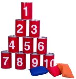 Joc de aruncat la tinta - Doboara conservele