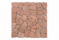 Mozaic de marmură Garth - gresie roșie / teracotă 1 m2
