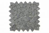 Mozaic Garth din andezit - plăci negru / gri închis 1 m2
