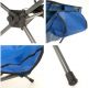 Scaun de camping - 65 x 56 x 60 cm, albastru