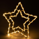 Decorațiuni pentru ferestre de Crăciun - 50 LED-uri, stea
