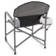 Scaun pliant de camping cu masă și suport - 2 bucăți