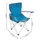 Set de scaune pliante - 2 buc, albastru