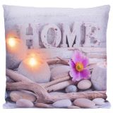 Pernă decorativă cu iluminare LED HOME- 38 x 38 cm