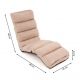 Șezlong reglabil, de culoare bej