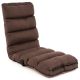 Șezlong reglabil, maro