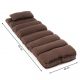 Șezlong reglabil, maro