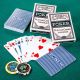 Set de poker Texas Holdem Blackjack cu jetoane laser