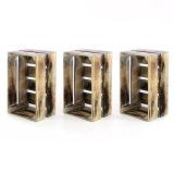 Cutie din lemn VINTAGE DIVERO maro - 42 cm x 23 cm