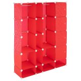 Raft extensibil economic - 161 x 127 x 37 cm, roșu