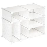 Raft extensibil economic - 57 x 71 x 37 cm, transparent