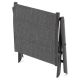 Scaun pliabil din aluminiu, gri