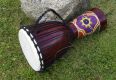 Tobă africană Djembe - 70 cm - pictată manua