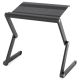 Masă reglabilă pentru laptop cu fante de ventilație - neagră