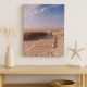 Pictură murală,cale de nisip către plajă, 30 LED, 30 x 40 cm
