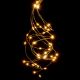 Fir de lumină de Crăciun MINI LED, 2 buc, alb cald, 48 LED-u