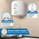 AQUAMARIN Boiler electric 30 l, alb