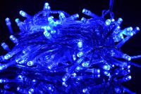 Lanț de Crăciun LED - 9 m, 100 LED, albastru