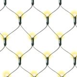 Plasă luminoasă LED de Crăciun - 3 x 3 m, 128 diode,alb cald