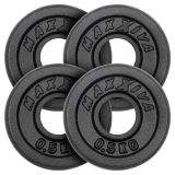 MAXXIVA Set de 4 greutăți pentru gantere 2 kg, fontă, neagră
