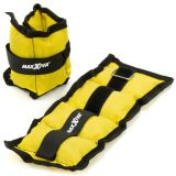 Set greutăți mâini/picioare, MAXXIVA, 2 x 0,5 kg, galben