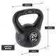 Kettlebell MAXXIVA, negru, 20 kg