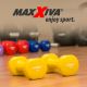 Set gantere vinil MAXXIVA, 2 x 1 kg, galben