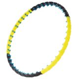 Cerc de masaj MAXXIVA Hula Hoop, 108 cm, negru-galben