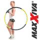 Cerc de masaj MAXXIVA Hula Hoop, 108 cm, negru-galben