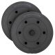 Set discuri haltere 2x5 kg, ciment, plastic, Ø 30/31 mm