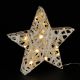 Stea luminoasă decorativă 30 cm, 20 LED, timer, interior, IP