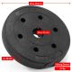 Discuri fitness 2,5 kg, set 2 bucăți, ciment, plastic, 30/31