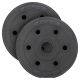 Discuri fitness 2,5 kg, set 2 bucăți, ciment, plastic, 30/31