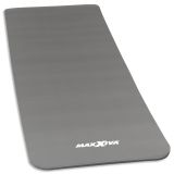 Saltea fitness antiderapantă, 190x60x1,5 cm, gri, izolație,