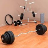 Maxxiva Haltere set de 30 kg greutăți + bara de haltere de 7