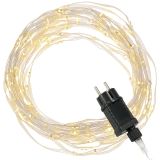 Lumini LED 15m, 100 LED-uri, timer, pentru Crăciun și grădin