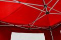 Cort de grădină Foarfecă PROFI 3x3 m roșu +2 pereți laterali