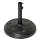 Bază pentru umbrelă, beton, 15 kg, rotundă, negru decorativ