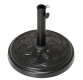 Bază pentru umbrelă, beton, 15 kg, rotundă, negru decorativ